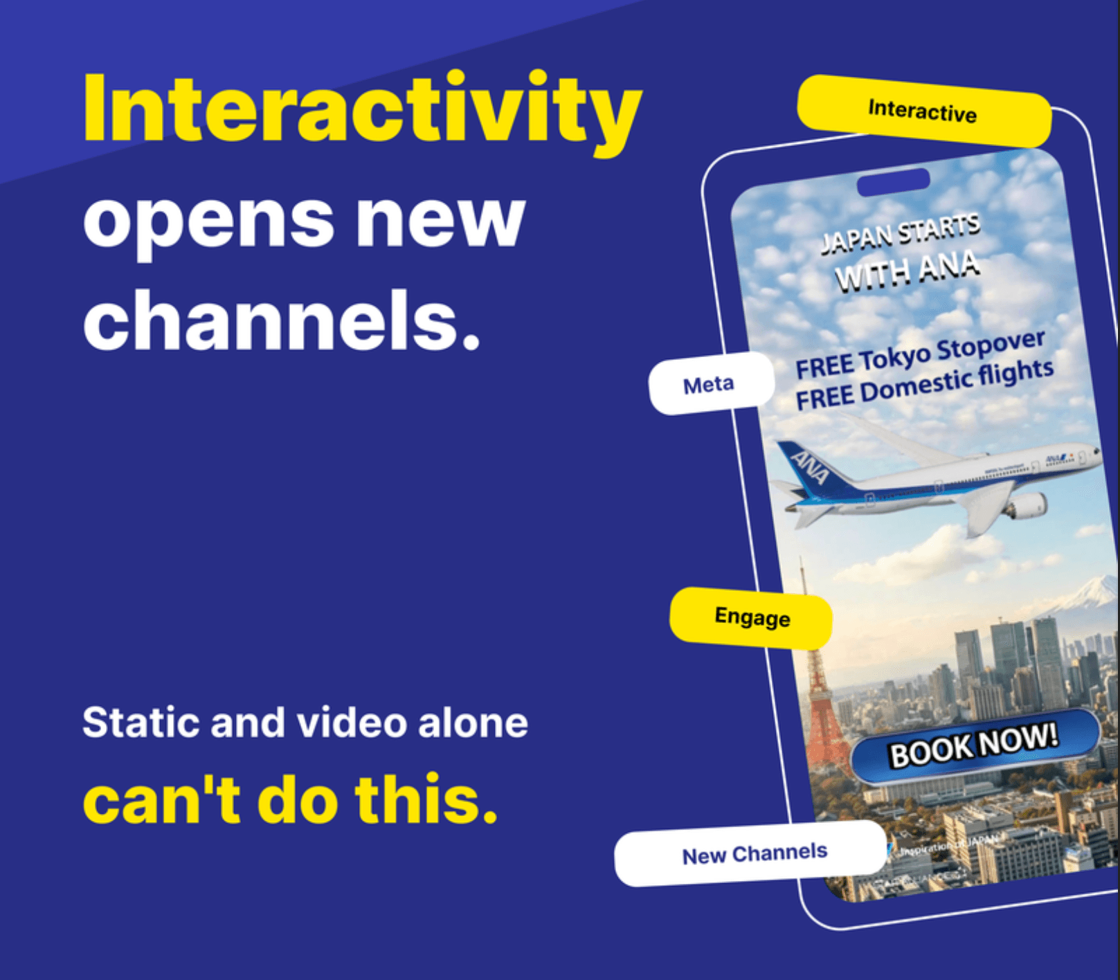 How All Nippon Airways Achieved a 300% CTR Increase With a Playable Ad on Meta
